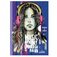 Cahier De Musique Et Chants Yamama Fantaisie 48 Pages 21X29.7cm 70G En Tunisie