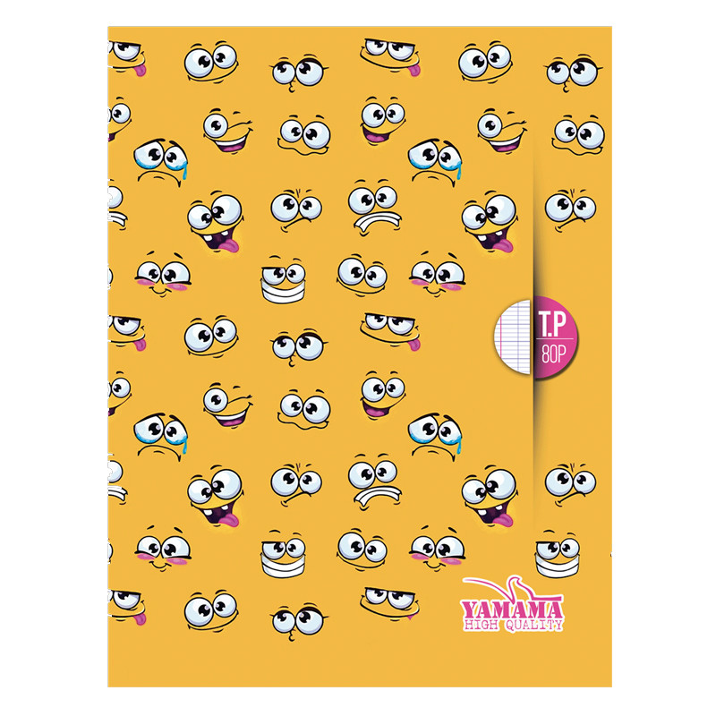Cahier TP Piqués Yamama 96Pages 17x 22cm 80G Assorties En Tunisie