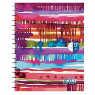 Cahier TP Spirale Yamama Fantaisie 96Pages 17x 22cm 64G Assorties En Tunisie