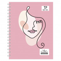 Cahier TP Double Spirale Yamama 96Pages 17x 22cm 70G Assorties En Tunisie