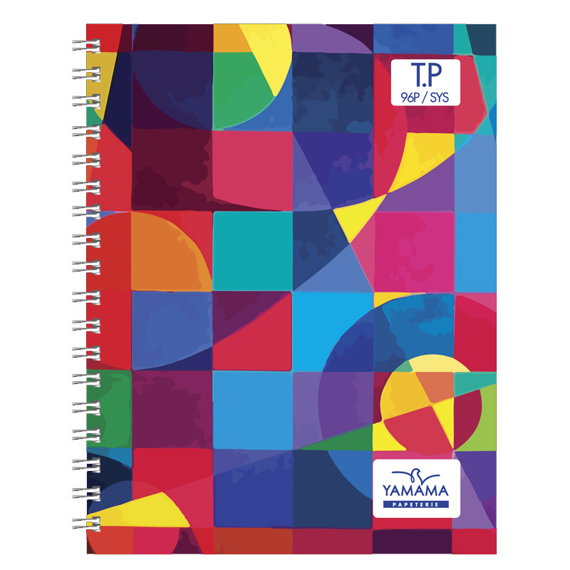 Cahier TP Double Spirale Yamama 96Pages 17x 22cm 70G Assorties En Tunisie