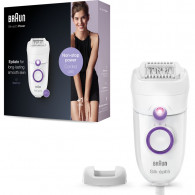 Épilateur Braun Silk Epil 5 SE5-505P Blanc & Violet En Tunisie