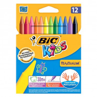 12 Crayons Pastel Bic Plastidecor  En Tunisie