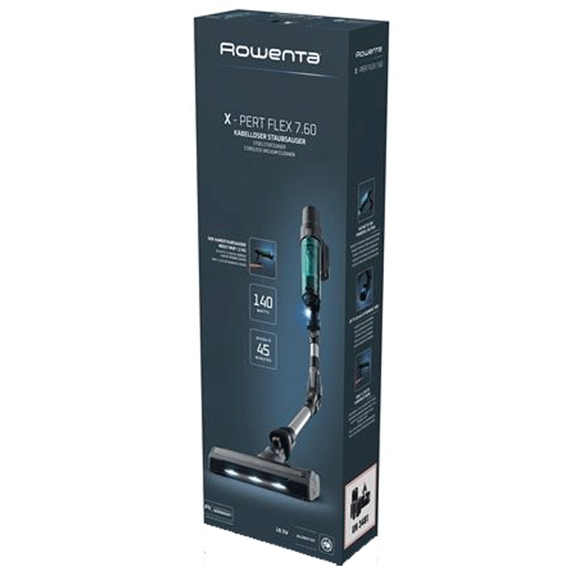 Aspirateur Balai Rowenta Sans Fil FLEX 7.6 140 Watts Vert en Tunisie