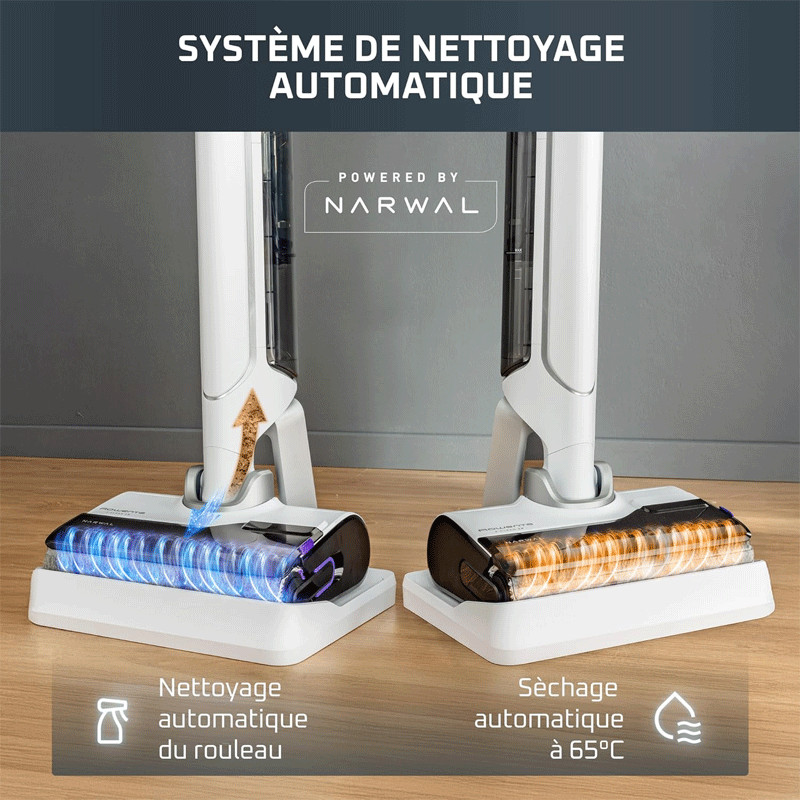 Aspirateur Balai Rowenta Sans Fil X-Clean 10 200W Blanc en Tunisie