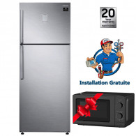 Réfrigérateur Samsung Twin Cooling Plus 452 Litres Inox + Micro Onde en Tunisie
