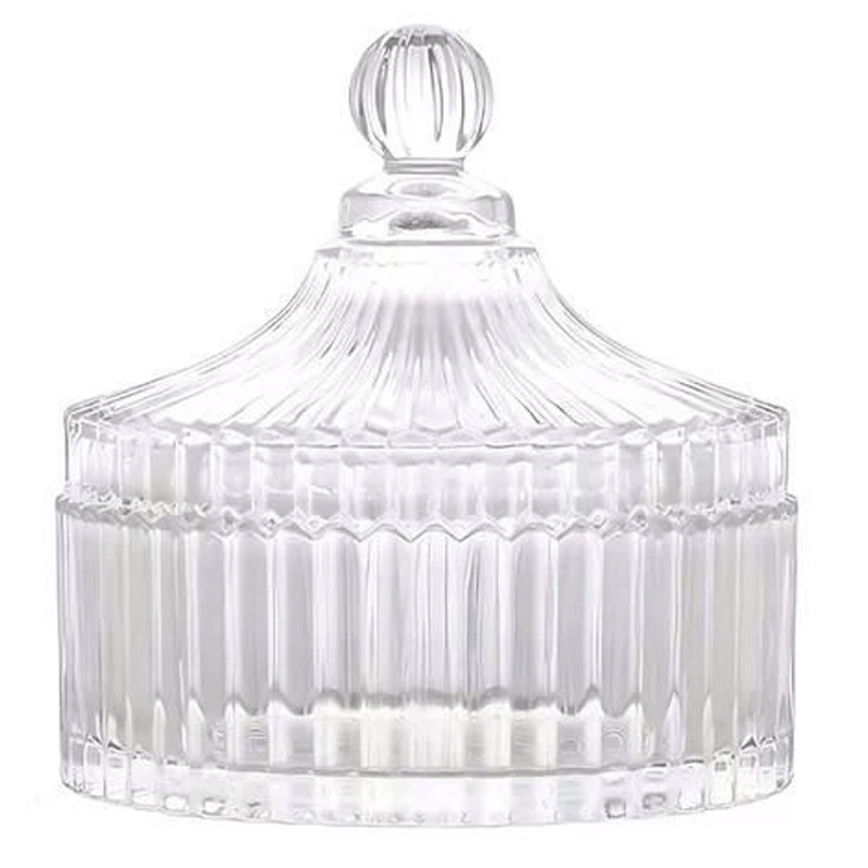 Sucrier Bonbonnière Azur Glass 11cm Transparent en Tunisie