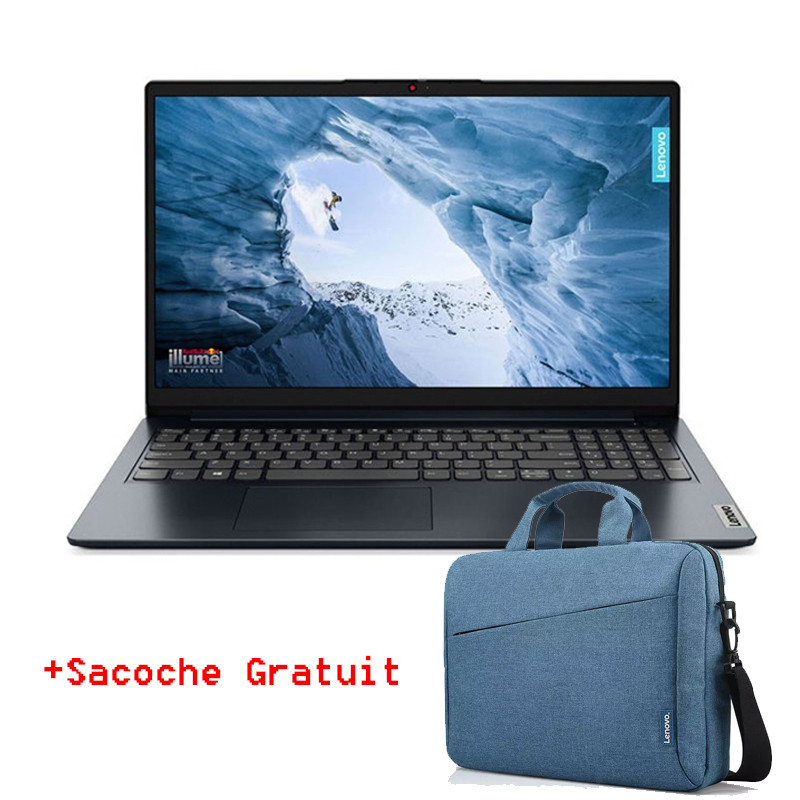Ordinateur Portable Lenovo IdeaPad 1 15IJL7 Intel Celeron N4500 8Go 256Go SSD en Tunisie