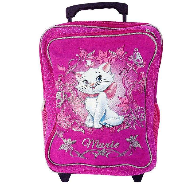 Sac à Dos Marie Aristochat Avec Chariot Rose en Tunisie Sac à Dos Marie Aristochat Avec Chariot Rose en Tunisie