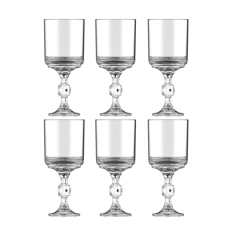 Coffret De 6 Coupes Azur Glass Lux Diamond 28cl Transparent en Tunisie Coffret De 6 Coupes Azur Glass Lux Diamond 28cl Transparent en Tunisie