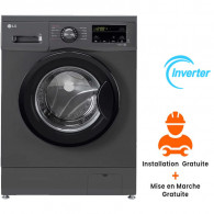 Machine à Laver LG F2J3QYG6J Hublot 7Kg  - Noir