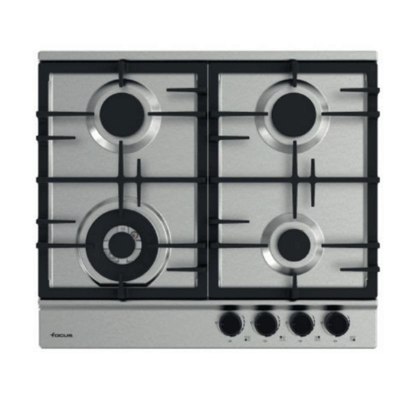 Plaque De Cuisson Focus 4 Feux 60Cm Inox ( F.4008XS)