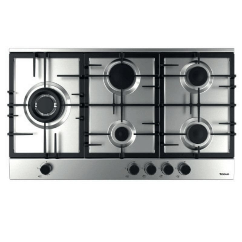 Plaque De Cuisson Focus 5 Feux 86Cm Inox (F.40789XS)