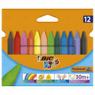 Pack De 12 Crayons Pastel Bic Plastidecor En Tunisie