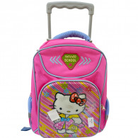 Sac à Dos Pour Fille Hello Kitty Avec Chariot Rose en Tunisie