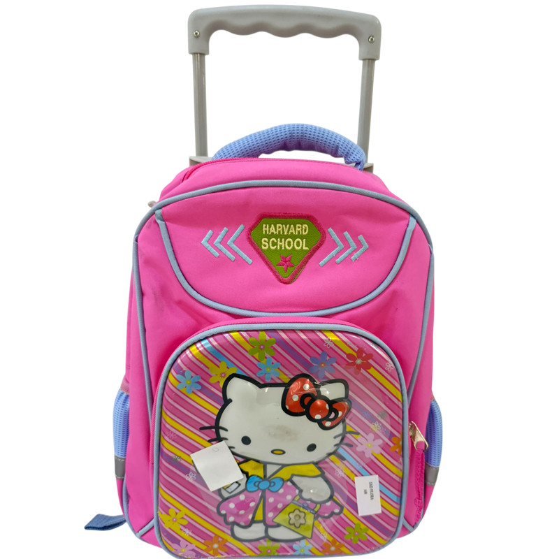 Sac à Dos Pour Fille Hello Kitty Avec Chariot Rose en Tunisie Sac à Dos Pour Fille Hello Kitty Avec Chariot Rose en Tunisie