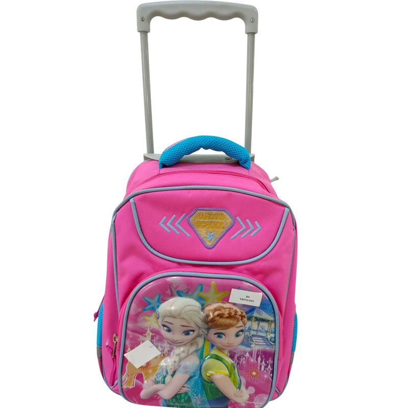 Sac à Dos Pour Fille Frozen Avec Chariot Rose en Tunisie