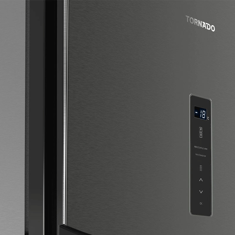 Réfrigérateur Tornado RF580ATV-DST 550 Litres Inverter Nofrost Dark Inox en Tunisie