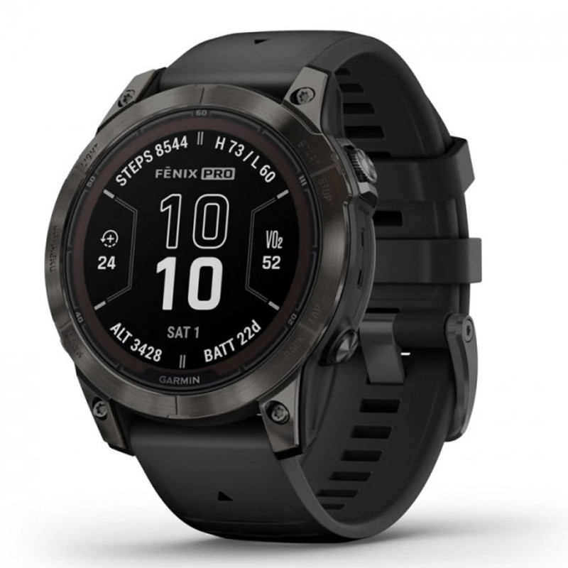 Montre Connectée Garmin Fenix 7 Pro Sapphire Solar Edition Noir En Tunisie