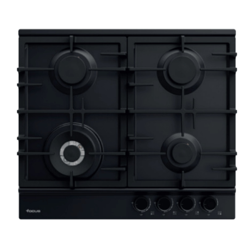 Plaque de Cuisson Encastrable Focus F8004BS 4 Feux 60Cm Noir en Tunisie