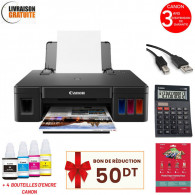 Imprimante Canon Jet D'encre Multifonction 3En1 G2410 Couleur Noir