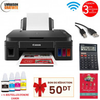 Imprimante à Réservoir Intégré Canon Pixma G3410 3en1 Couleur Wi-Fi Noir