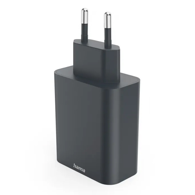 Adaptateur Chargeur Hama 2 Ports Type-C 65W Noir en Tunisie