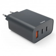 Adaptateur Chargeur Hama 2 Ports Type-C 65W Noir en Tunisie
