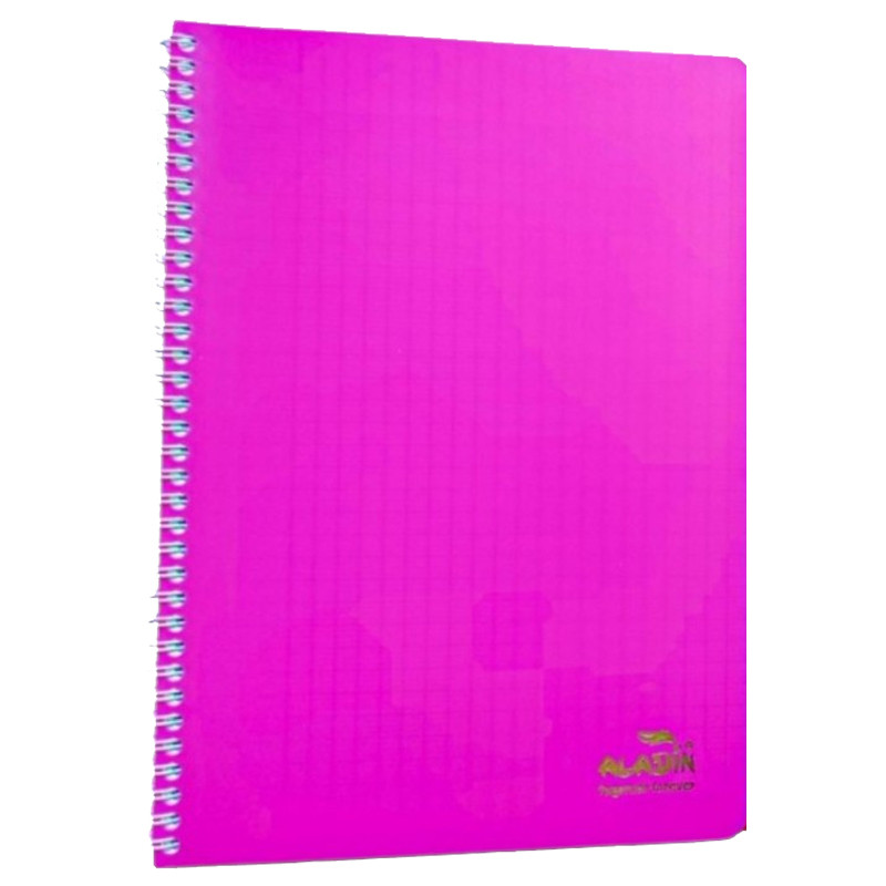 Cahier TP Double Spirale Aladin 120Pages 17x 22cm 80G Rose en Tunisie Cahier TP Double Spirale Aladin 120Pages 17x 22cm 80G Rose en Tunisie