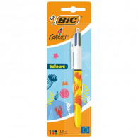 Stylo a Bille Rétractable Bic Velours 1mm 4 Couleurs En Tunisie