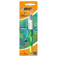 Stylo a Bille Rétractable Bic Velours 1mm 4 Couleurs En Tunisie