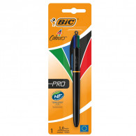 Stylo a Bille Rétractable Bic Pro 1mm 4 Couleurs En Tunisie