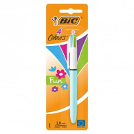 Stylo a Bille Rétractable Bic Fun 1mm 4 Couleurs En Tunisie