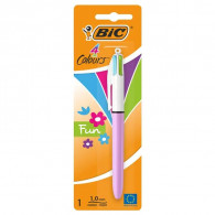 Stylo a Bille Rétractable Bic Fun 1mm 4 Couleurs En Tunisie