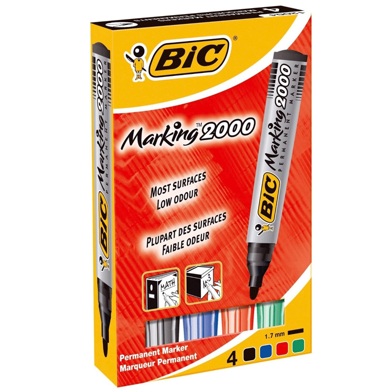 Marqueur Bic Marking 2000 Ecolutions Multi couleurs  en Tunisie