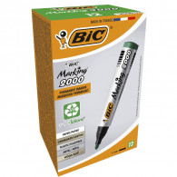 Pack De 12 Marqueur Bic Marking 2000 Ecolutions Vert