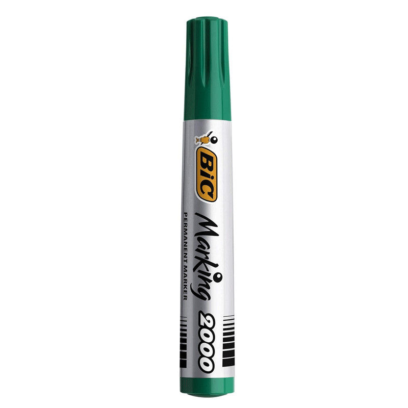Pack De 12 Marqueur Bic Marking 2000 Ecolutions Vert