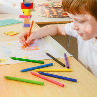 Pack De 12 Crayons Bic Plastidecor Assortie en Tunisie Pack De 12 Crayons Bic Plastidecor Assortie en Tunisie