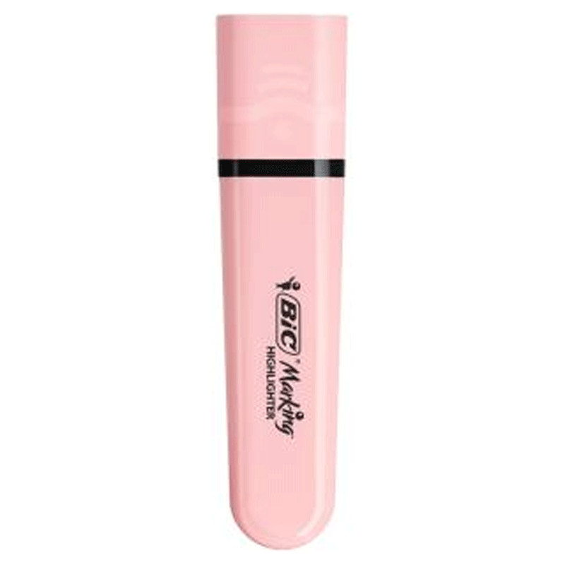 Pochette De 12 Surligneurs Bic Highlighter Rose en Tunisie
