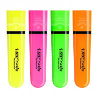 Pack de 4 Surligneurs Bic Highlighter Assorties En Tunisie