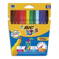 Pack De 12 Feutres Bic Visa Multicolore En Tunisie Pack De 12 Feutres Bic Visa Multicolore En Tunisie