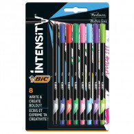 Blister 8 Stylos Feutres Bic Intensity 0.4mm à Point Fine en Tunisie