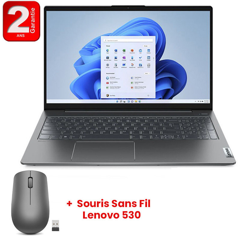 Lenovo IdeaPad 5 15IAL7 I7 12Gen 16Go 512Go SSD Gris W11 En Tunisie