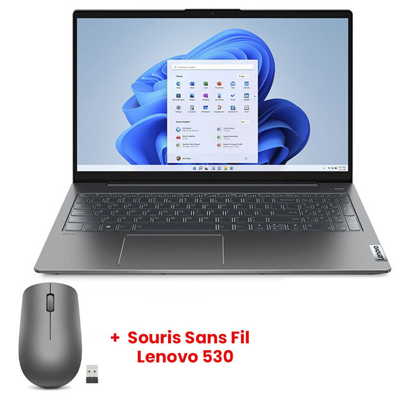 Lenovo IdeaPad 5 15IAL7 I7 12Gen 16Go 512Go SSD Gris W11 En Tunisie