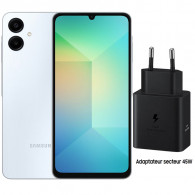 Smartphone Samsung Galaxy A06 4Go 64Go Bleu en Tunisie