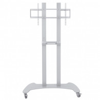 Support Tv Mobile avec rotation Pour TV 55''- 100'' Gris En Tunisie