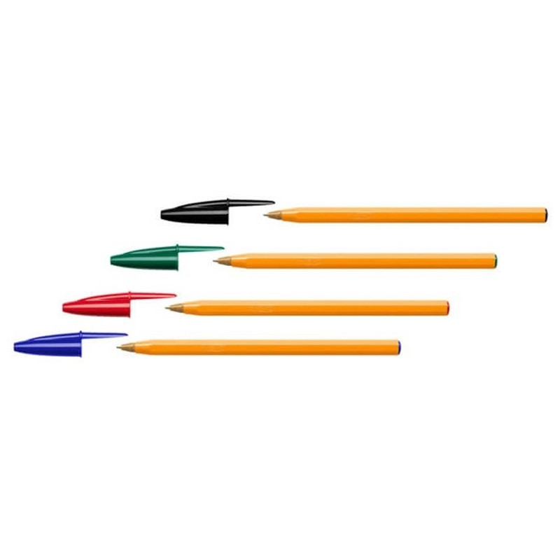 Pochette de 4 Stylo Bic Orange Fine 0.8mm Assorties En Tunisie