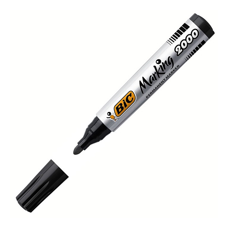 Marqueur Permanent Bic Marking 2000 ECOlutions Noir en Tunisie