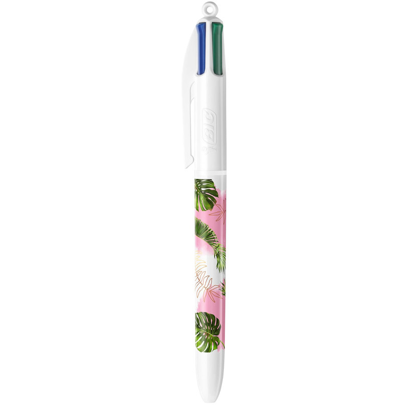 3 Stylo a Bille Rétractable Bic Fleurs 1mm 4 Couleurs En Tunisie
