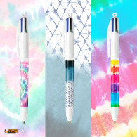 3 Stylo a Bille Rétractable Bic arc-en-ciel 1mm 4 Couleurs En Tunisie